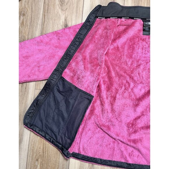 The North Face Full Zip Fuzzy Fleece Pink Jacket - Women Size Medium - Picture 10 of 16